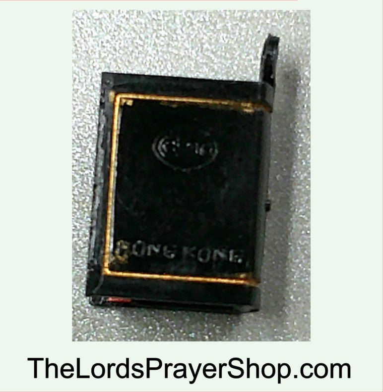 VINTAGE Stanhope Viewer The Lord’s Prayer Black Plastic Charm Bible
